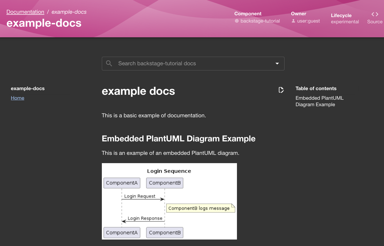 backstage-techdoc-plantuml